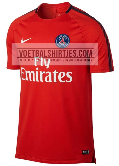 Op de andere kant is het psg logo te zien. PSG trainingsshirts 2017/18 - PSG shirt 17/18 - PSG pre ...