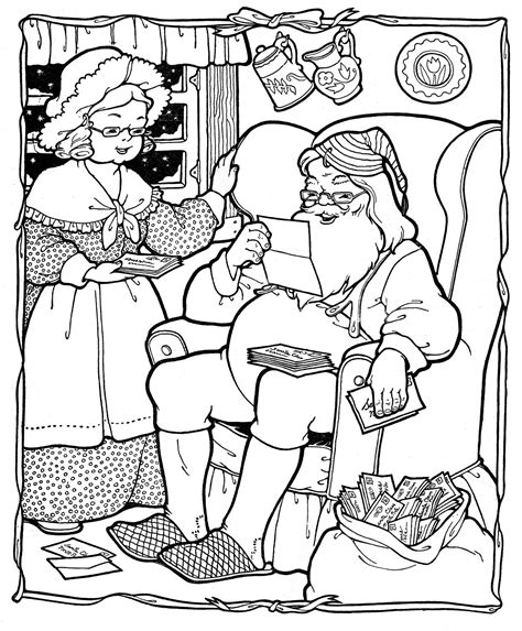 Many thematic printable papers this christmas that could be a lovely way to boost the creativity of your kids! Kids Printable - Santa Coloring Page - Christmas - The ...