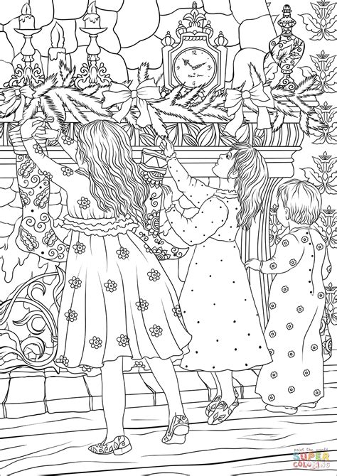 Some chimney coloring may be available for free. The Children Hanging the Stocking by the Chimney coloring ...