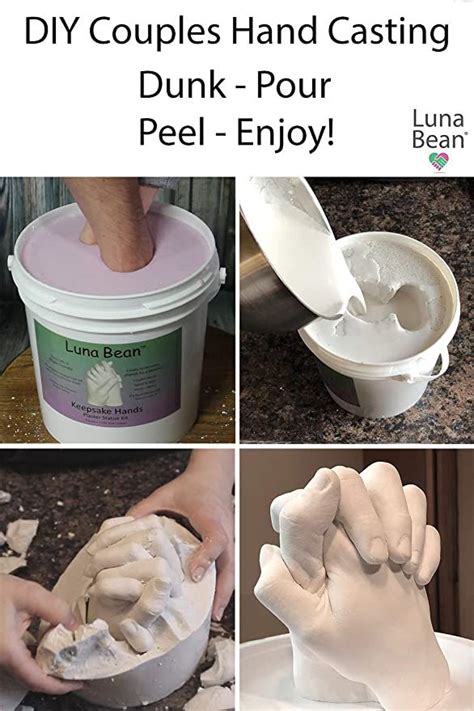 Maybe you would like to learn more about one of these? Luna Bean LARGE KEEPSAKE HANDS Plaster Statue COUPLES ...