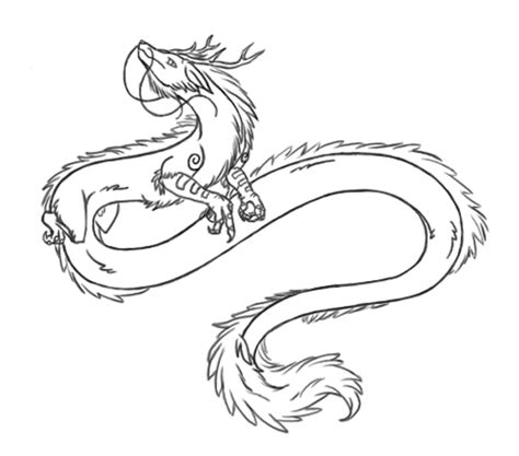 Sword and dragon sample for tattoo. Jap Dragon Lineart by Kittie-cat-black on DeviantArt