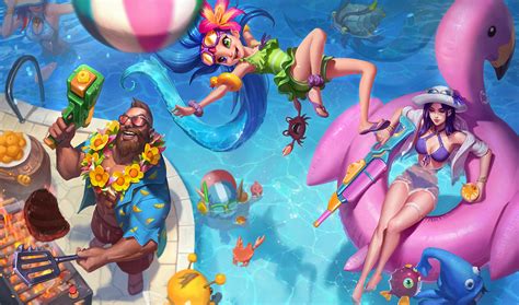 Egamersworld makes esports closer to everyone. Pool Party Caitlyn - League of Legends skin - LoL Skin