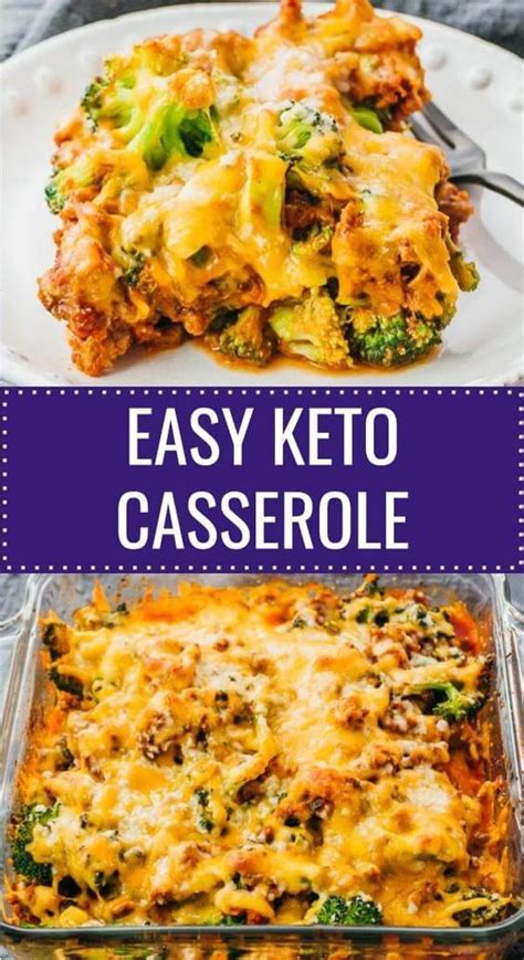 If you're not really a fan of broccoli, but know you should be getting more greens in your life, then this recipe is for you! Keto Casserole With Ground Beef & Broccoli | Recipe ...