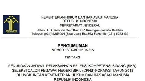 Peserta bersiap mengikuti ujian seleksi calon pegawai negeri sipil (cpns) menggunakan komputer atau sistem computer assisted test (cat) di kantor badan kepegawaian negara (bkn), cililitan. Tes SKB Ditunda, Hasil SKD CPNS 2019 Kemenkumham Tetap ...