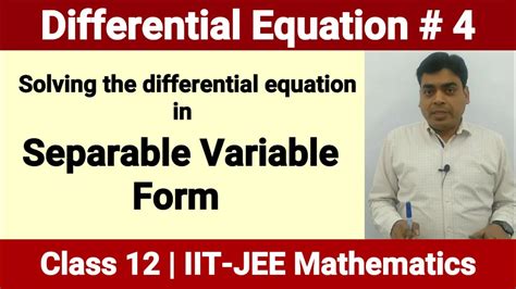 With convenient input and step by step! Differential Equation # 4 | Separable Variable Form of ...