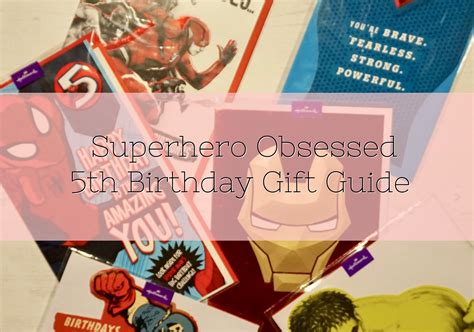 Birthday gifts, presents, & ideas turning another year older and another year wiser is reason enough to break out the tastiest cakes and most extravagant decorations. Superhero Obsessed 5th Birthday Gift Guide - Lamb & Bear