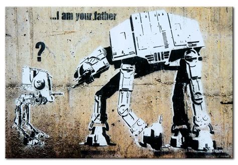 Vi har ytterligare några smarta och anpassade tillbehör till din canvastavla i am your father by banksy. Tableau I Am Your Father by Banksy - Banksy (reproductions) - Street art - Tableaux