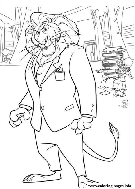 We bet you have actually seen it: Zootopia Coloring Pages - Coloring Home