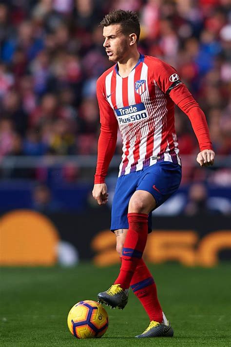 Freelance backend developer at his own office. Lucas Hernandez of Atletico de Madrid in action during the ...