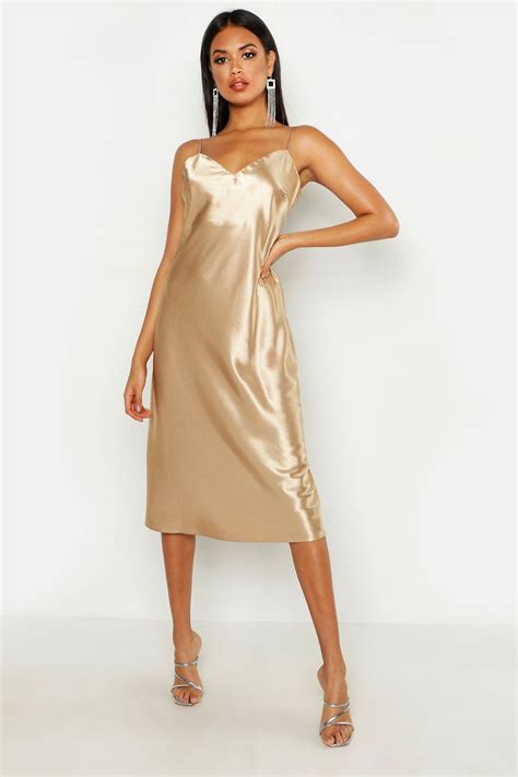 Silk satin slip dress new design dress manufacturers dress of wedding dress for wedding plus wedding dress woman sourcing guide for silk satin slip dress: Satin Slip Midi Dress | boohoo | Dresses, Satin dresses ...