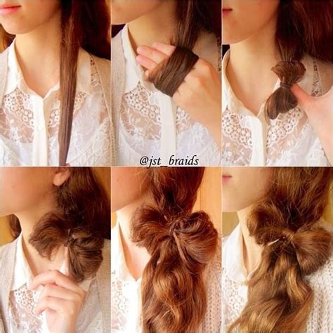 How to do bow hairstyle. 15 Simple and Easy Hairstyles With Useful Tutorials ...