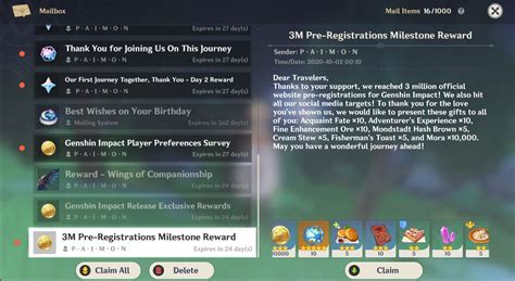 Genshin impact is a fantasy game. Event And Mail Free Rewards Genshin Impact Wiki Guide Ign