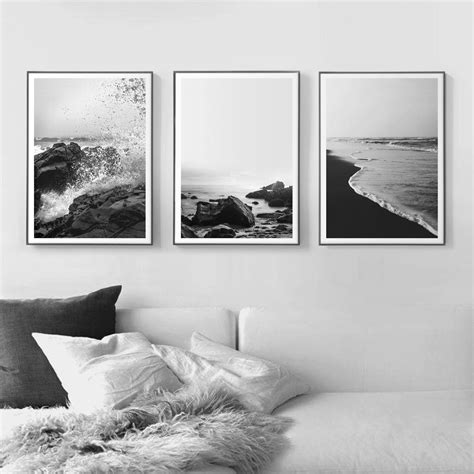 It forces you to declutter your life and live simply. 3 Piece Wall Art Black and White, Photography Prints ...