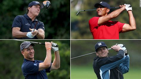 While competition is being held across two venues for the first time in 117. Tiger Woods, Phil Mickelson, Tom Brady and Peyton Manning ...