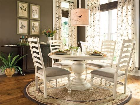 One nice design for the dining room is paula deen dining room furniture. Paula Deen Home Round/Oval Pedestal Dining Table - Linen ...