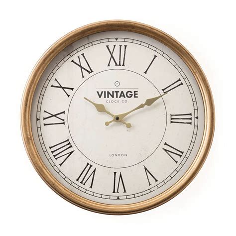 See more ideas about roman numerals, clock, antique clocks. Gold Roman Numeral Wall Clock - Chickidee Homeware | Roman ...