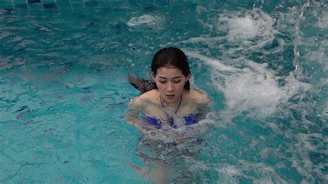 Japanese solo, asian masturbation, alone, loveing, japanese sex, japanese maid. Asian Young Woman Swimming In The Swimming Pool | HD With ...