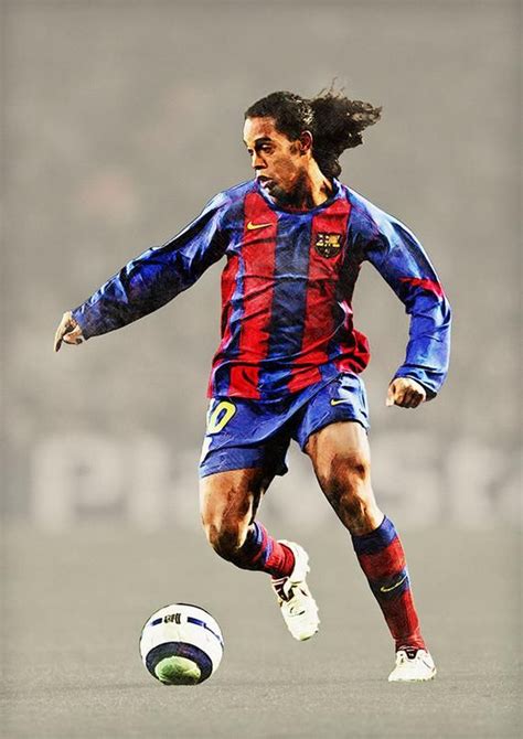 Ronaldinho illuminated european football during five years with barcelona from 2003. Ronaldinho Poster, Barcelona, Print, Football en 2020 (con ...