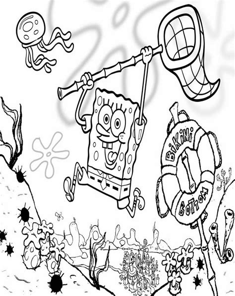 Mewarnai squidward mewarnai gambar spongebob. Mewarnai Gambar Spongebob - Mewarnai Gambar