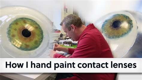 Are you searching for quality eyeglasses near me? How I hand paint contact lenses - YouTube