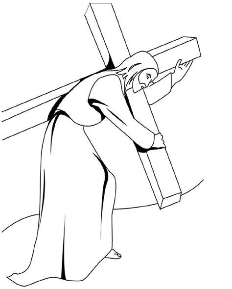 Collection by baleseng tlholohelo mokoena. Jesus Cross Colorpg Coloring Page | Sermons4Kids