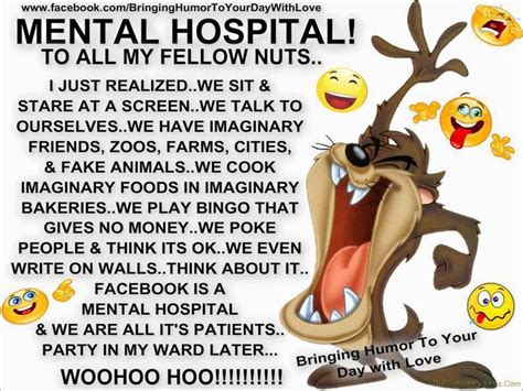 Are you having a mental breakdown right now? Mental Hospital | Funny cartoon quotes, Cartoon jokes ...