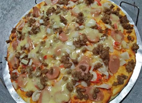 Yuk, coba resep pizza keju oreo berikut ini! Resepi Pizza Homemade Tanpa Oven, Guna Dapur Gas (Macam ...