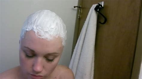 Chubby girls cutting off each others clothes. Lathered Heads : Photo | Bald Women Covered in Shaving ...