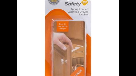 The spring 'n release latches are spring loaded for easy use and feature a wide easy grip surface for quick parent access. How to install safety first cabinet and drawer latches ...