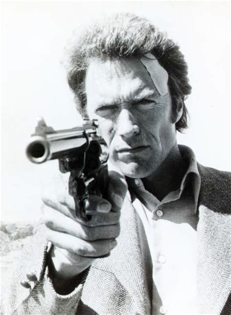 Eastwood's character also helped popularize the.44 magnum. Clint Eastwood as Harry Callahan in the 1971 crime ...
