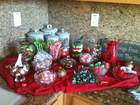 The warmth and joy of christmas. Christmas candy bar. | Christmas candy bar, Christmas ...