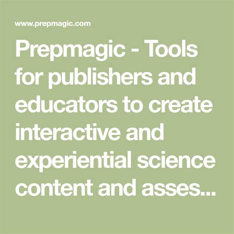 This app is a free q&a for learners with specific questions in mind. Prepmagic - Tools for publishers and educators to create ...