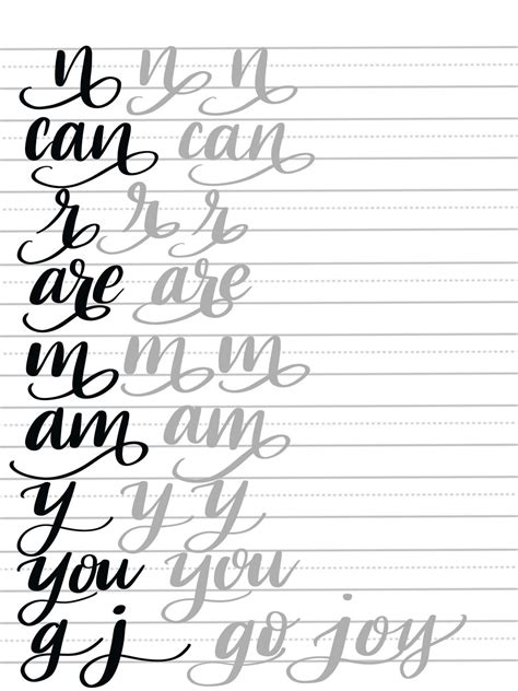 If they don't, after that do not lose your time. Modern Calligraphy Practice Sheets Printable Free | Free Printable