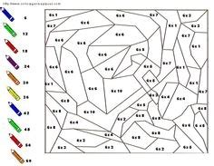 Apprendre les tables de multiplication > les tables de multiplication > table de 7. Coloriage Magique Table De Multiplication 7 Coloriage ...