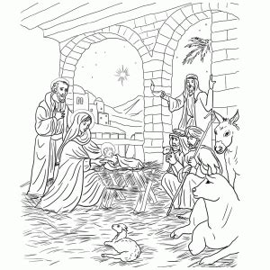 Een bijbelverhaal en kerstverhaal voor kinderen vanaf 8 jaar. Bijbelse Kerstverhaal kleurplaten | Leuk voor kids