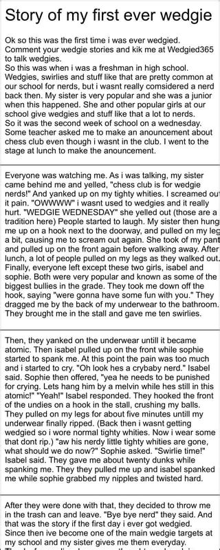 A deer walks through the silence of the forest. Story of my first ever wedgie Ok so this was the first ...