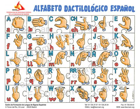 El alfabeto español está formado de 27 letras y 5 dígrafos o combinaciones de dos letras, según la gramática oficial de la lengua. Edu-In: ALFABETO DACTIOLOGICO ESPAÑOL