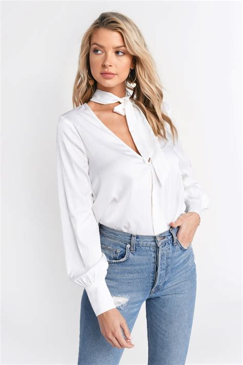 Get the best deal for satin blouses white tops for women from the largest online selection at ebay.com. Blouses | Women's Chiffon Blouse, Black Blouse, Sheer Top ...