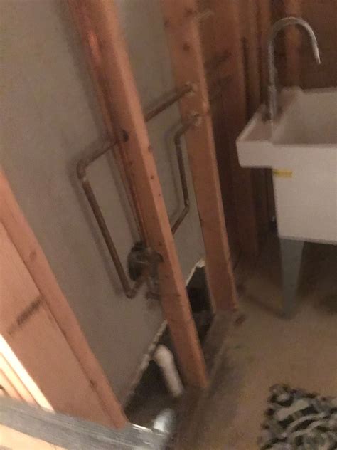 With existing hookups, installing a washing machine is quick and easy. Drywall basement room. Install washer/dryer hookup ...