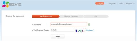 Check spelling or type a new query. How-to: - How do I reset the password of an EZVIZ account ...