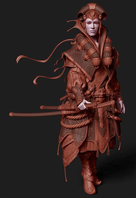 Vlad tepes the first figurine of the classic vampire myth series, vlad the impailor. Samurai Queen by Hoko | Fantasy | 3D | 3d art sculpture ...