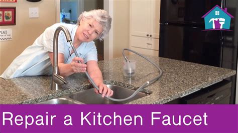 Irrespective of the cost and technological features of your kitchen faucet, leaking is a problem that occurs with all models eventually. Repair a Kitchen Faucet - YouTube