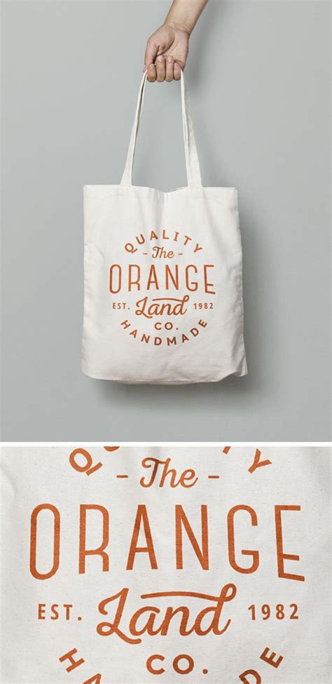 Download Canvas Tote Bag PSD Mockup | 가방, 로고 디자인, 그래픽