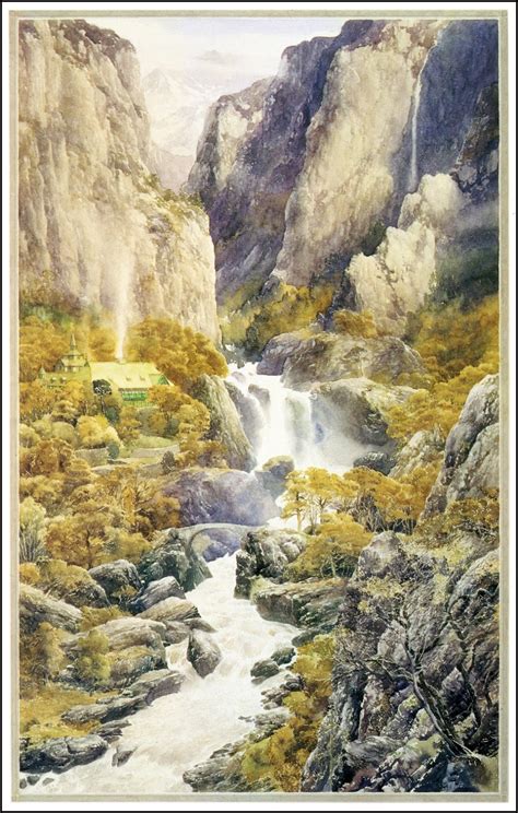 Maybe you would like to learn more about one of these? Rivendel. Alan Lee | Orta dünya, Tolkien, Sanat