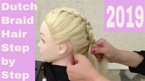 Spray remaining hair with curl hold spray. How To Dutch Braid Hairstyle For Beginners Step by Step | Dutch braid hairstyles, Dutch braid ...