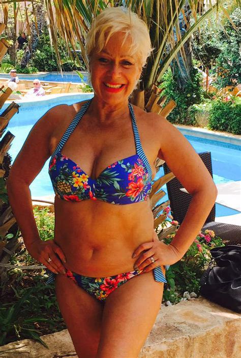 Chubby amateur amber deen takes off her panties to masturbate. Denise Welch shows off weight loss in floral bikini on ...