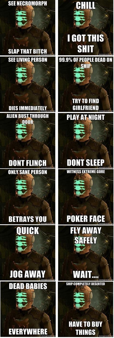 2,484 likes · 3 talking about this. Dead Space Meme Collection (With images) | Dead space, Horror video games, Video game memes