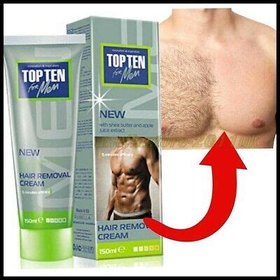 Pubic hair removing is a sensitive step. TOP TEN Men HAIR REMOVAL CREAM Depilatory BODY PUBIC LEGS ...