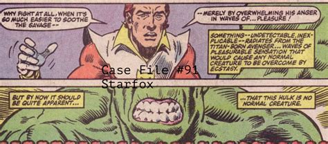 Starfox, membre des avengers et eternals. Slightly Misplaced Comic Book Hero Case File #91: Starfox ...