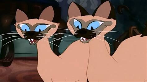 Lady and the tramp, these two, image (c) disney. The Siamese Cats Could Be Dropped From The Lady And The ...